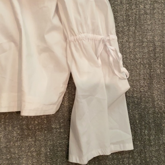 White long sleeve puffy shirt - Picture 3 of 3